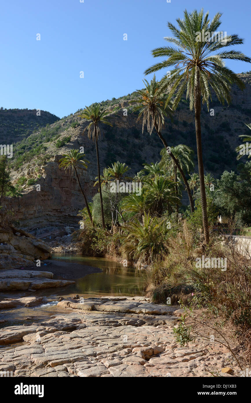 Marokko, Umgebung von Agadir, Paradise Valley Stockfoto