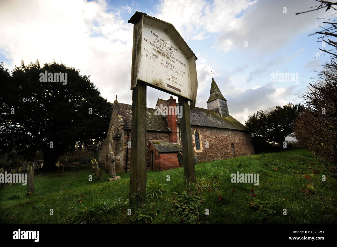 All Saints Church in Hanley Broadheath, Worcestershire UK Stockfoto