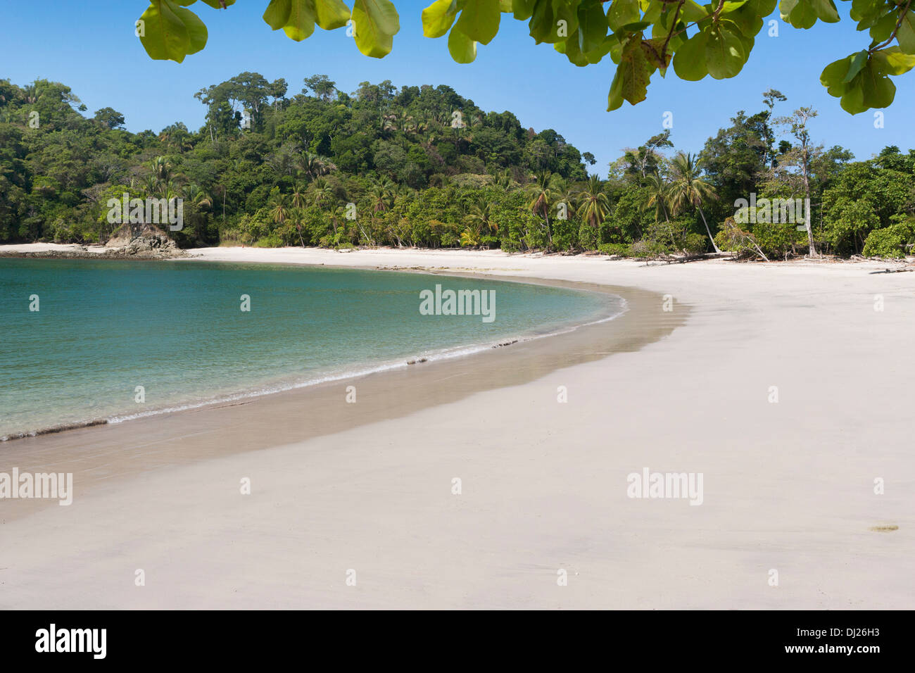 Manuel Antonio Beach oder Playa Manuel Antonia in Nationalpark Manuel Antonio an der West Küste von Costa Rica Stockfoto
