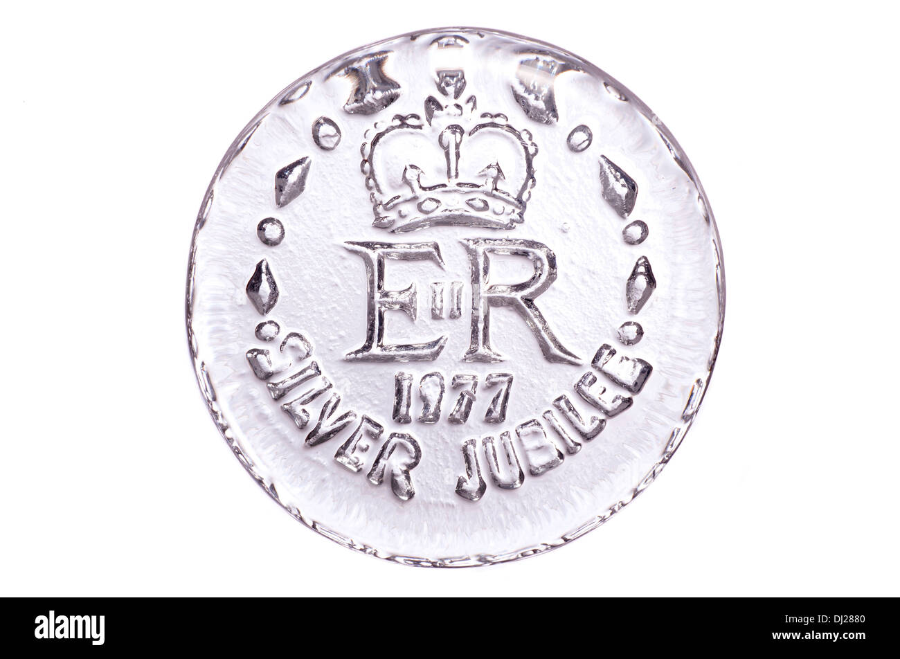 Silver Jubilee abstrakten Hintergrundtextur Stockfoto