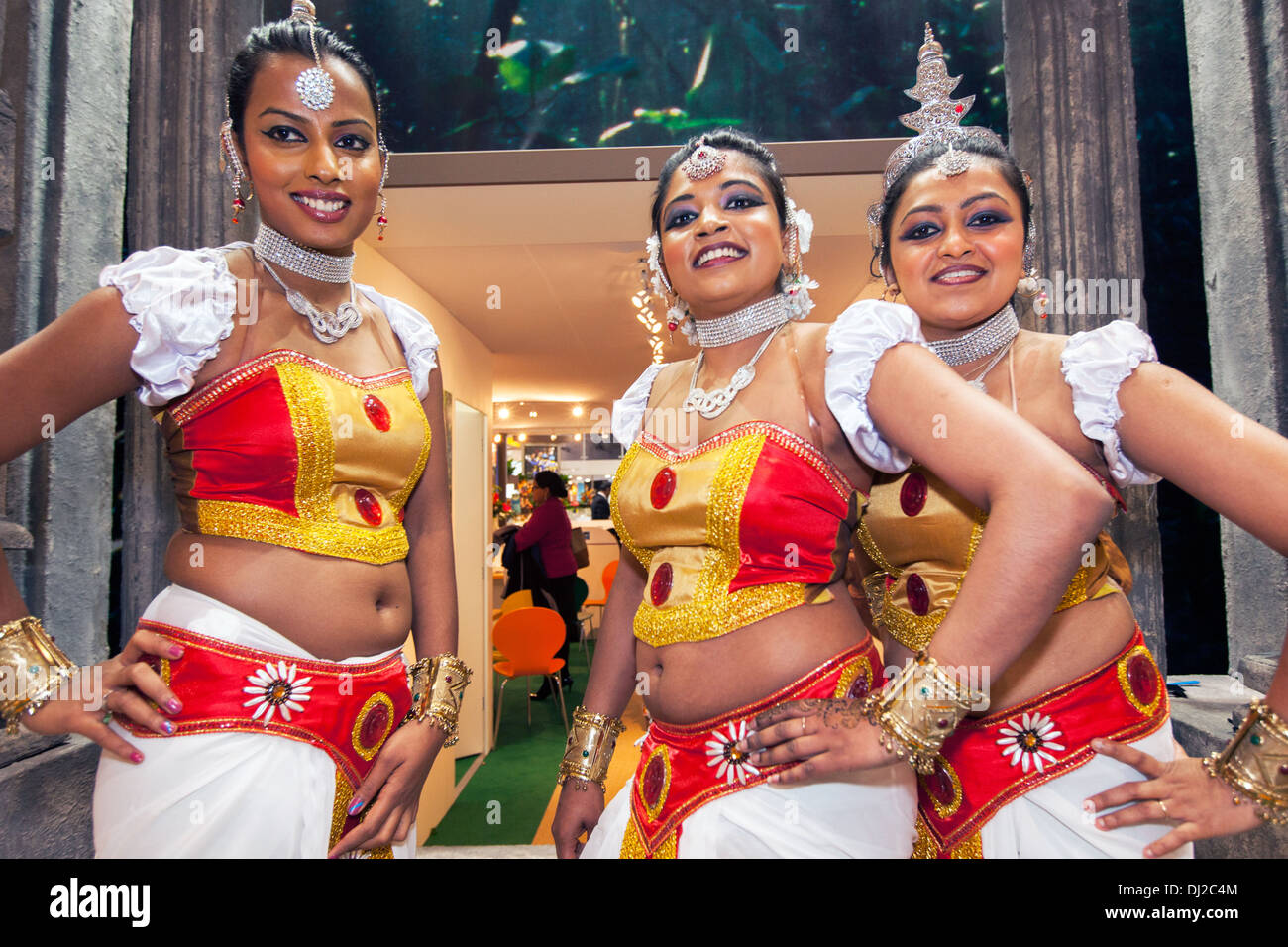 Frauen in indischen Traditionaal Kleid London UK Stockfoto