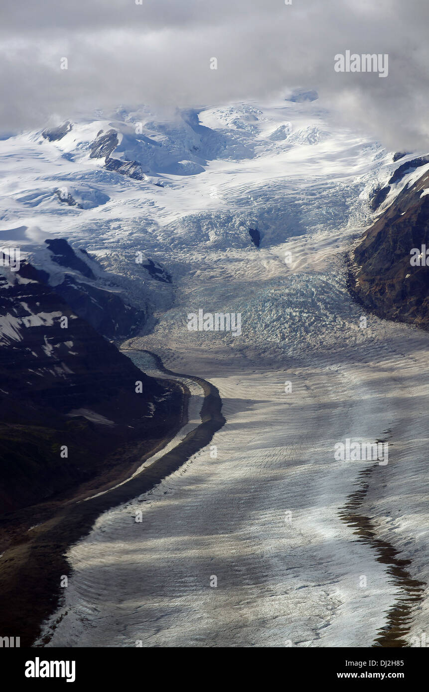 Gletscher in Wrangell st. Elias Nationalpark Stockfoto