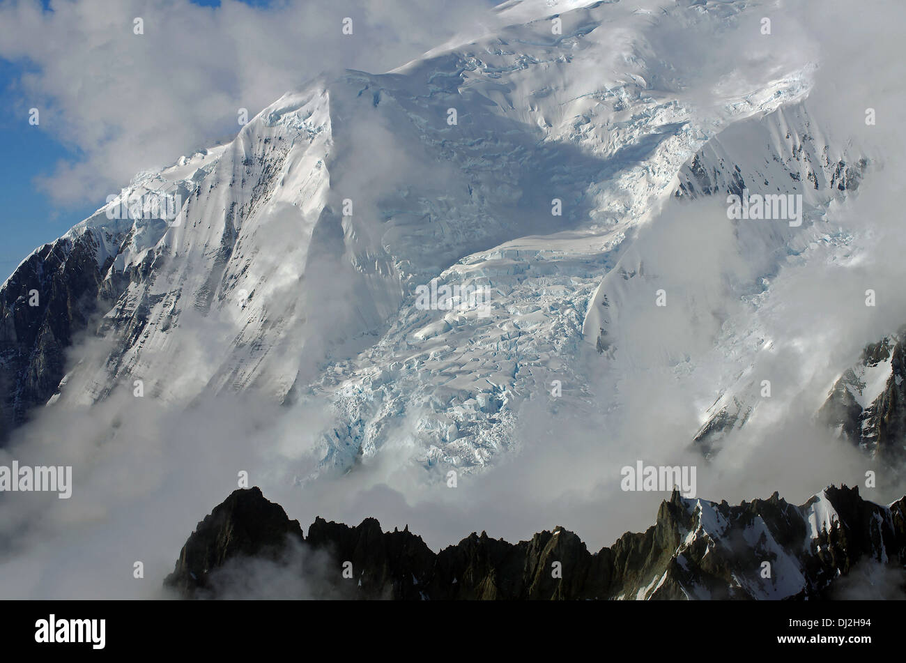 einige der höchsten Gipfel in Alaska Stockfoto