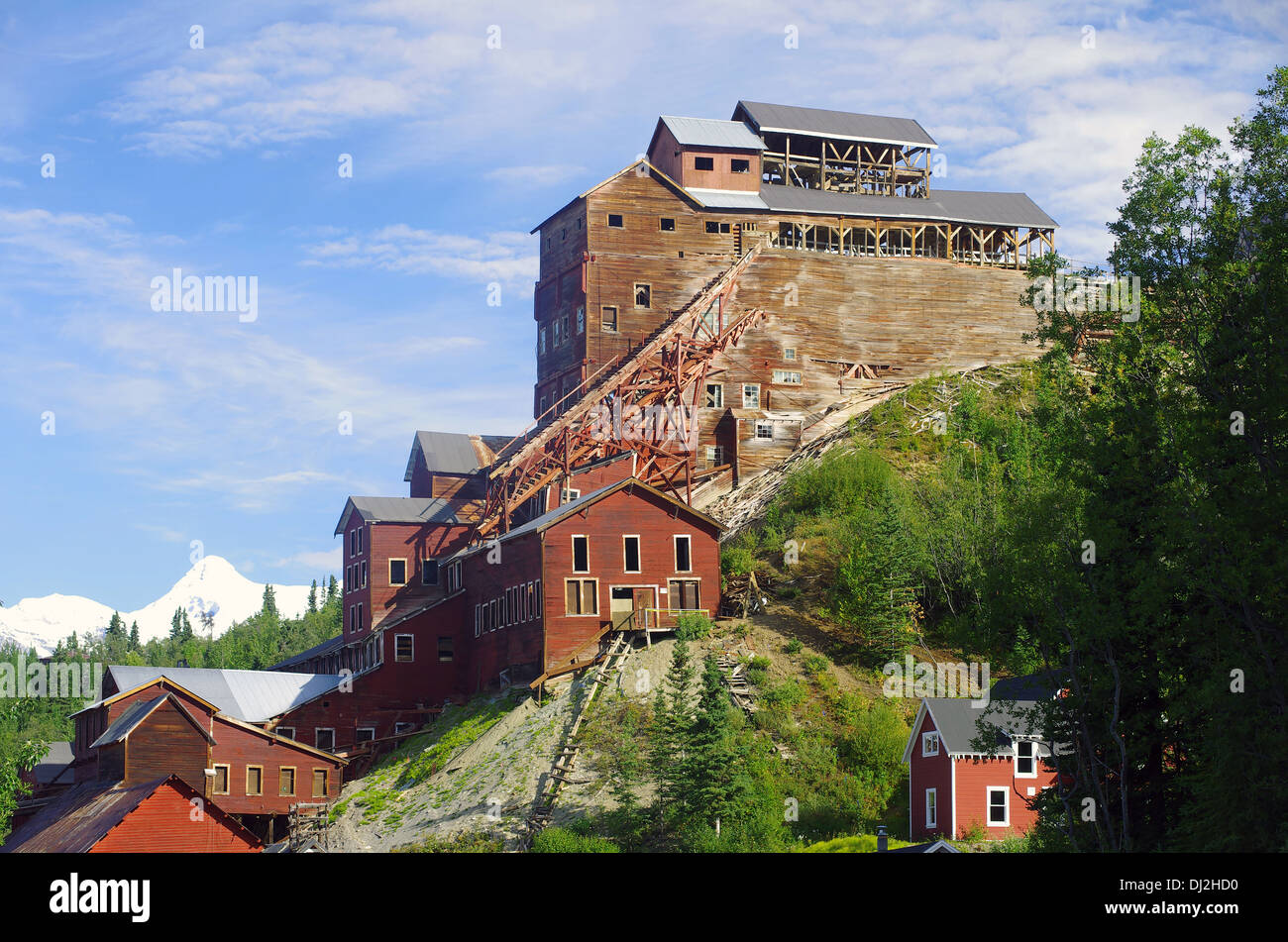 alte Mühle in Kennicott Stockfoto