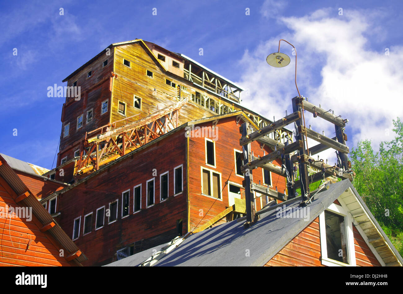 alte Mühle in Kennicott Stockfoto