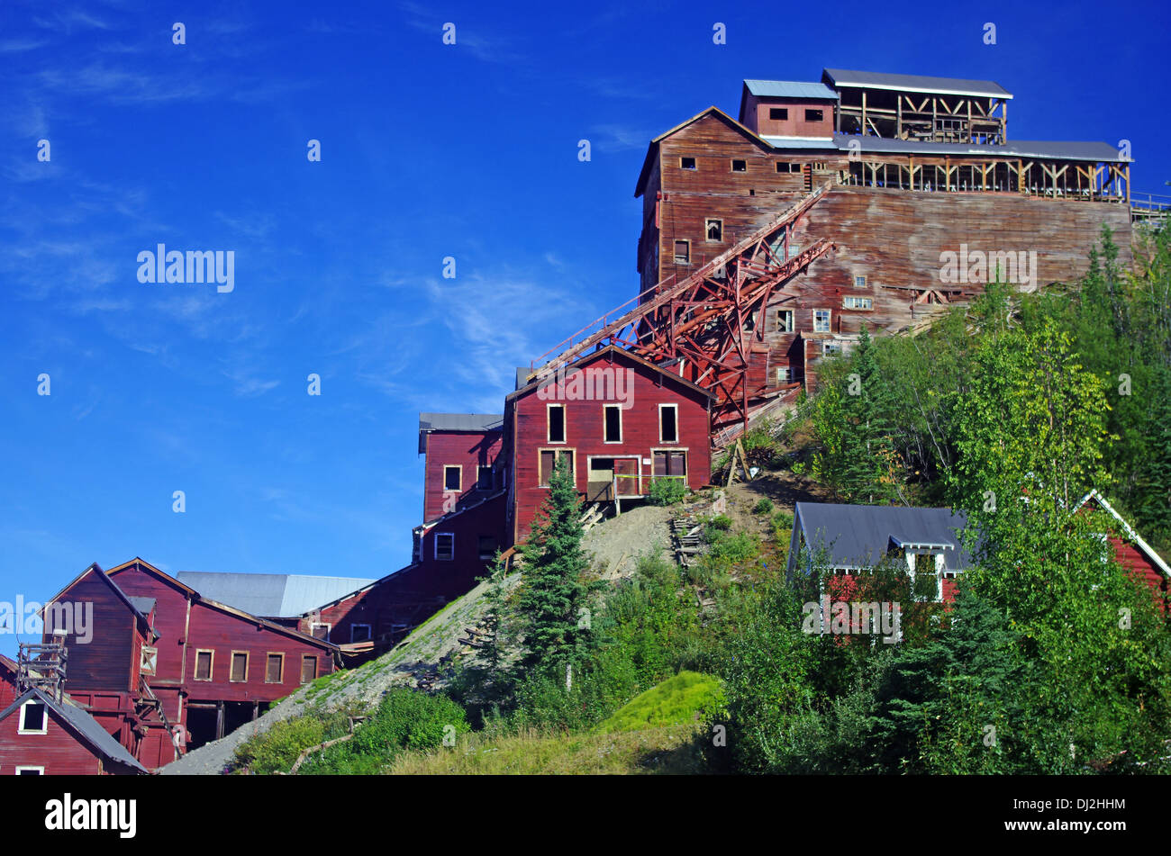 alte Mühle in Kennicott Stockfoto