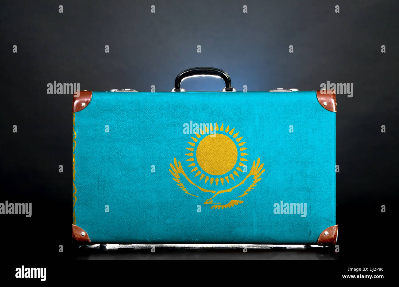 Kasachstan Flaggen-Aufkleber – 2 Stück Vinyl, Je 7,6x3,8 Cm, Wetterfest & Abziehbar Für Auto, Helm, Laptop