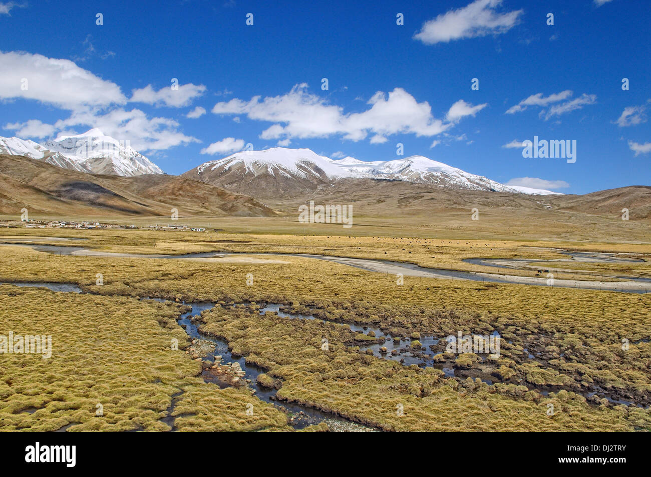 Tibet-Plateau in China Stockfoto