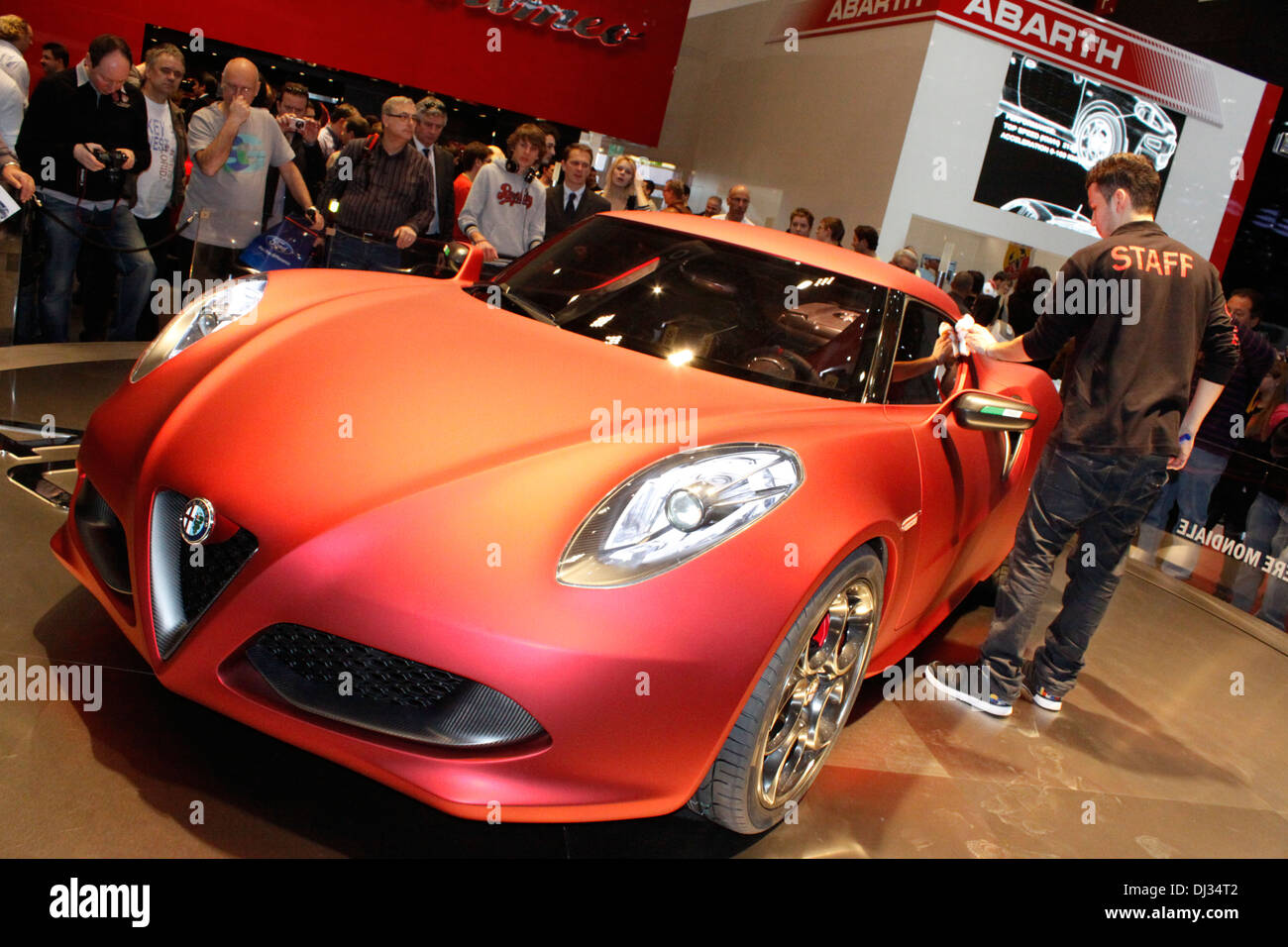 Internationalen Automobilsalon in Genf, Schweiz. Stockfoto