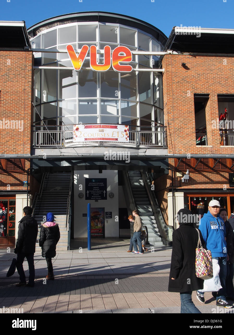 Die Vue-Kino in Gunwharf Quays in Portsmouth, England Stockfoto