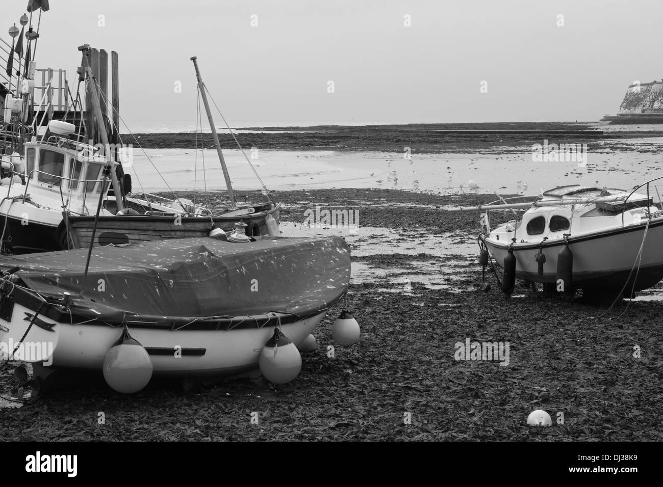 Der Hafen in Broadstairs, Kent, UK Stockfoto