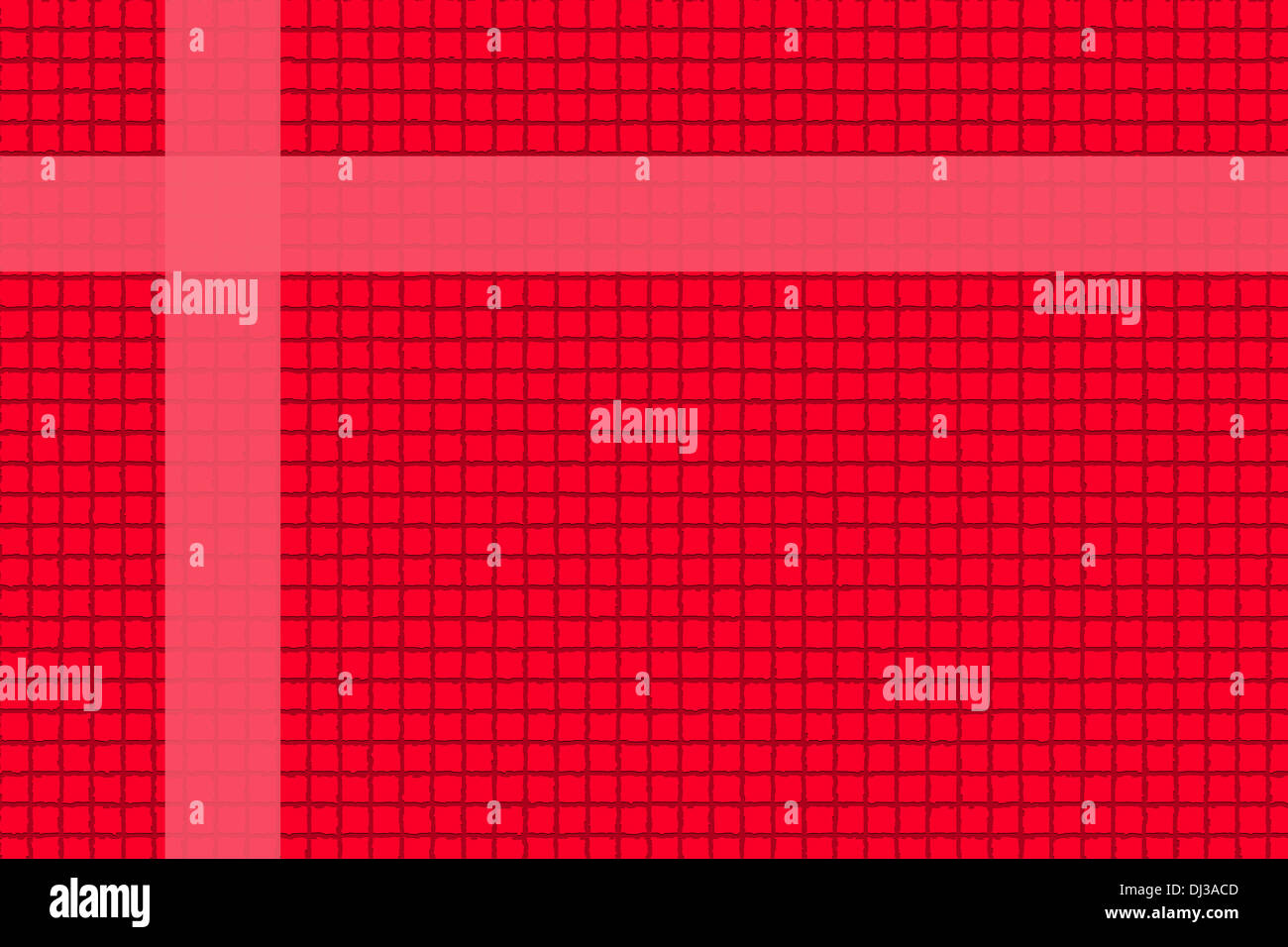 Bild rot Hintergrund in einer Box Stil zu verketten. Stockfoto