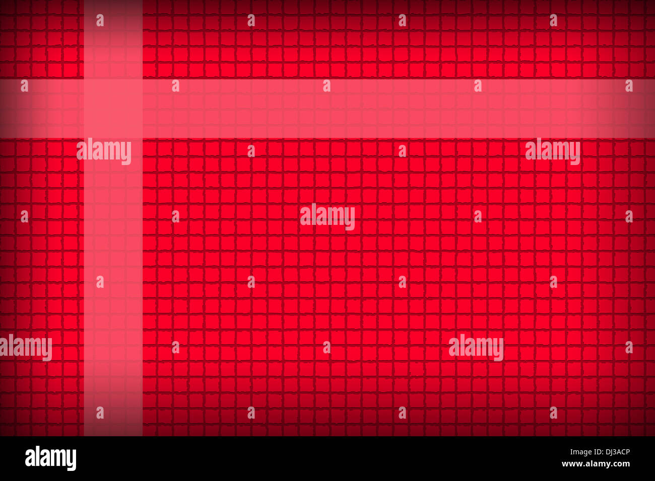 Bild rot Hintergrund in einer Box Stil zu verketten. Stockfoto