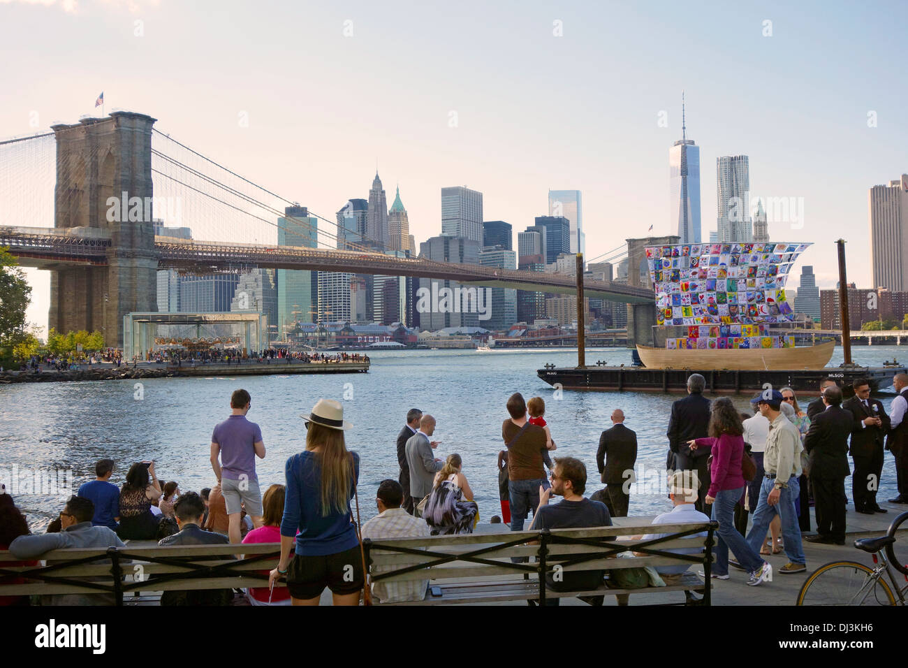 Schiff der Toleranz Segeln in Brooklyn Stockfoto