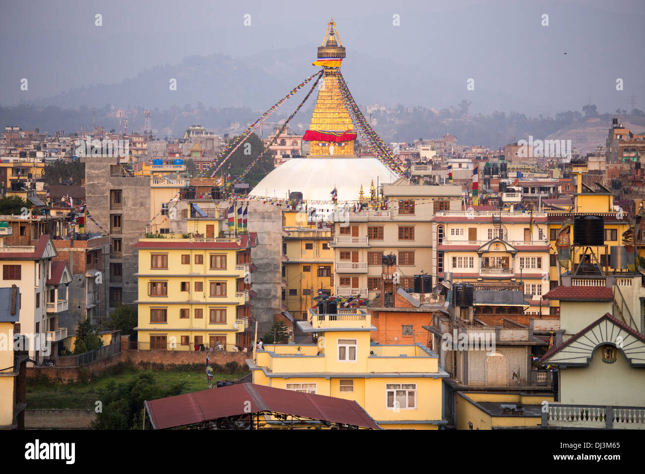 Bodhnath Stupa, Kathmandu, Nepal Stockfoto