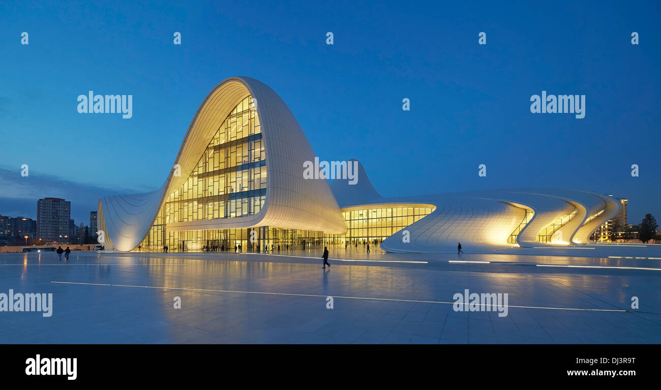 Heydar Aliyev Kulturzentrum, Baku, Aserbaidschan. Architekt: Zaha Hadid Architects, 2013. Stockfoto