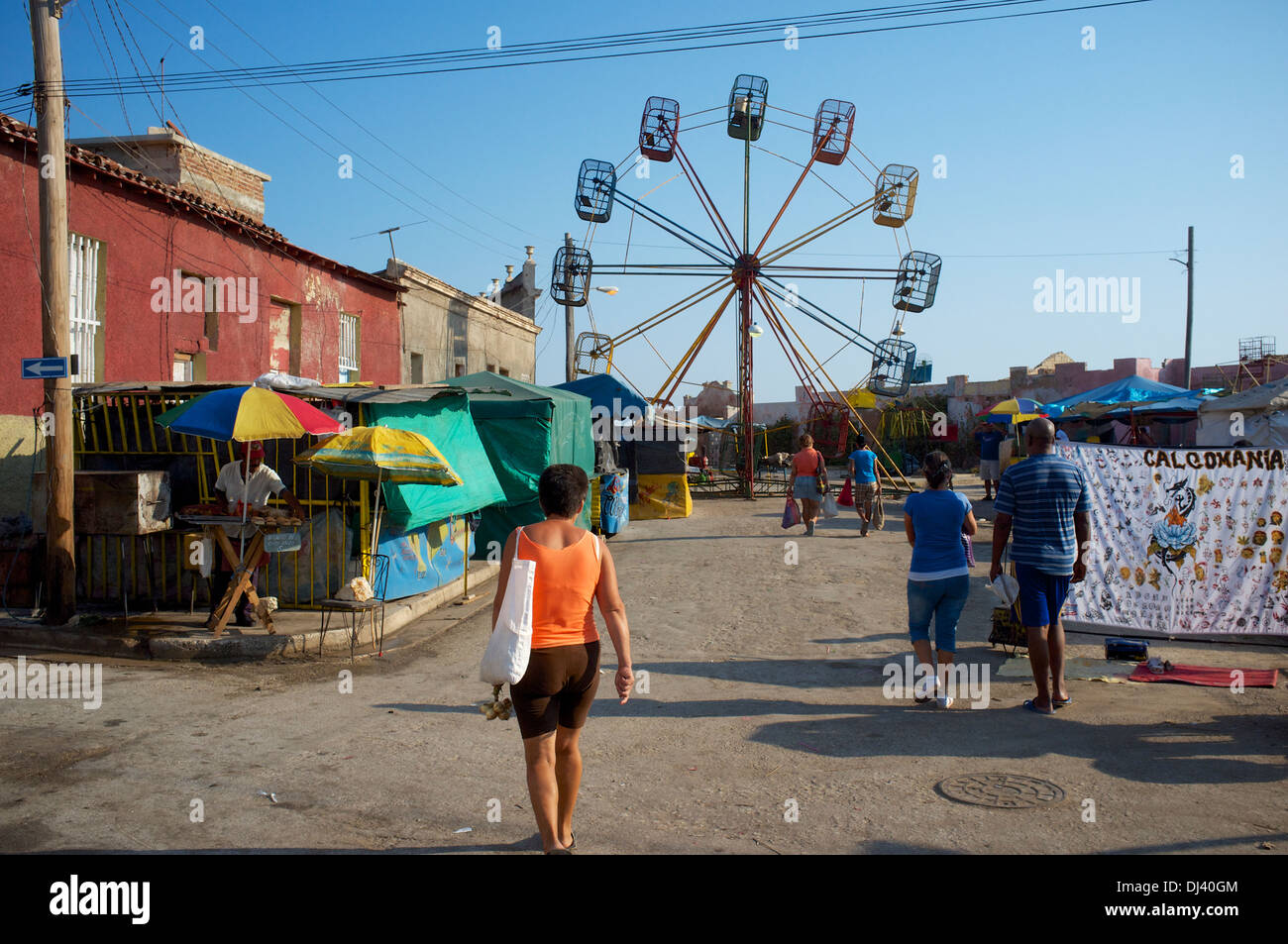 Straßenkarneval, Gibara, Kuba Stockfoto