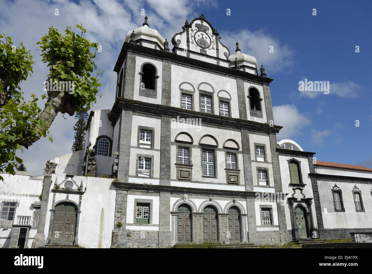 Igreja de Nossa Senhora do Carmo in Horta Stockfoto