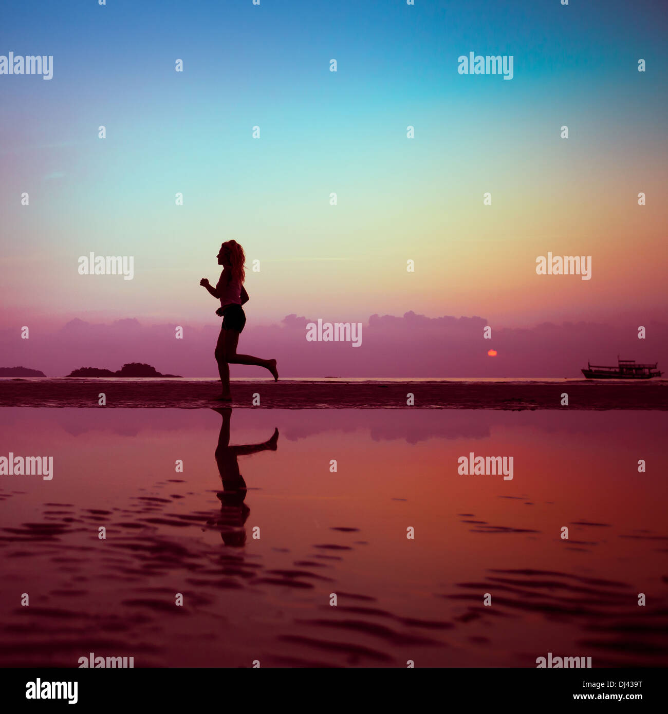 Fitness-Hintergrund Stockfoto