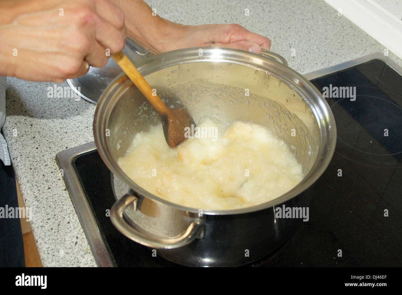 Apple sauce -Fotos und -Bildmaterial in hoher Auflösung – Alamy