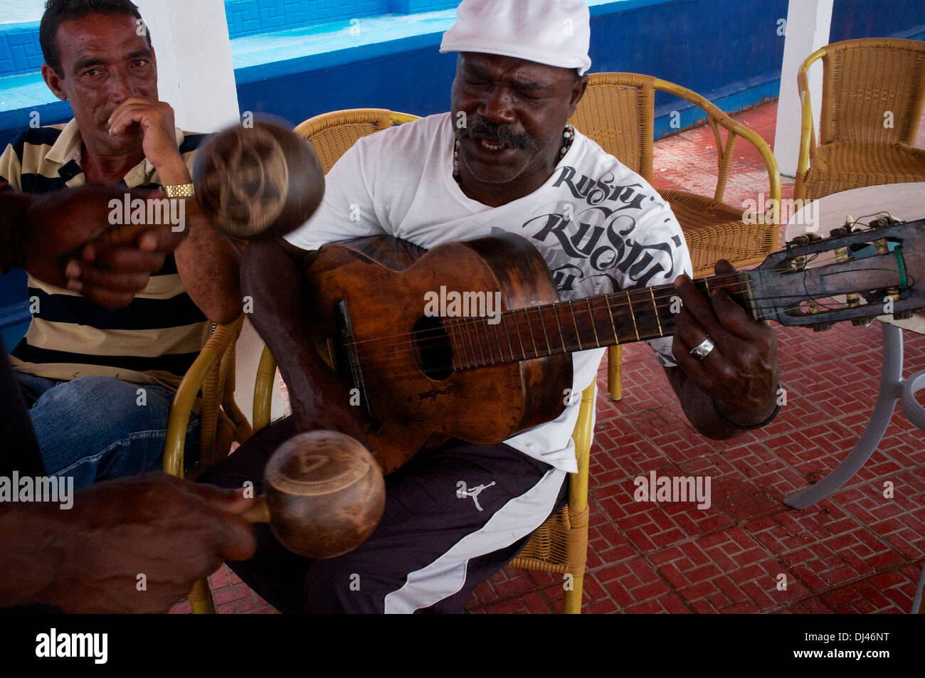 Musiker, Gibara, Kuba Stockfoto