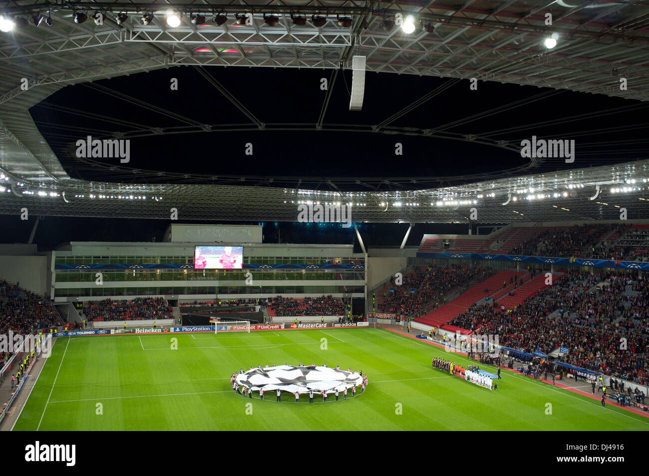 Leverkusen V Shakta Donezk (Champions League) Stockfoto