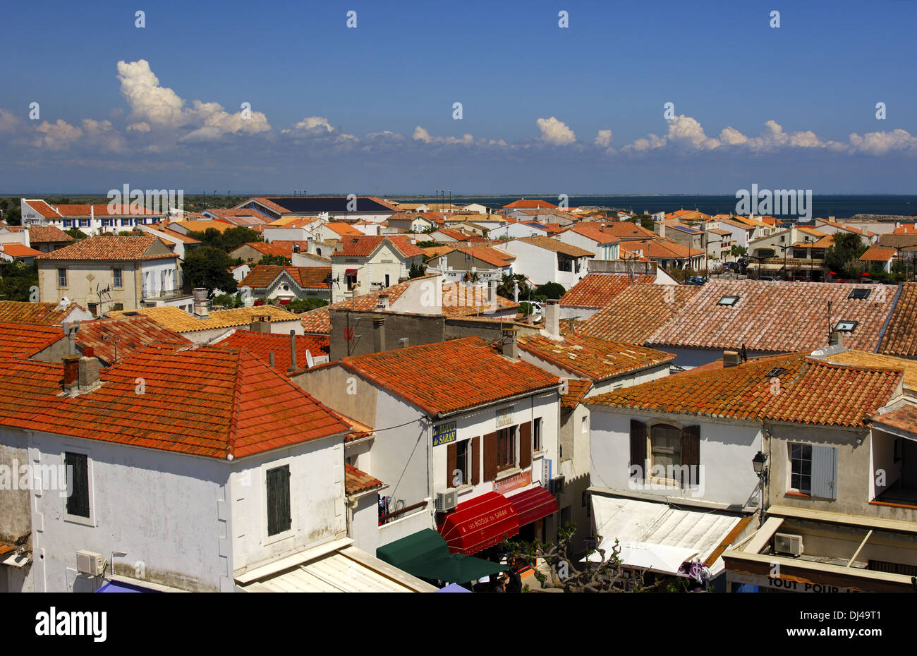 Saintes-Maries-de-la-Mer, Camargue, Frankreich Stockfoto