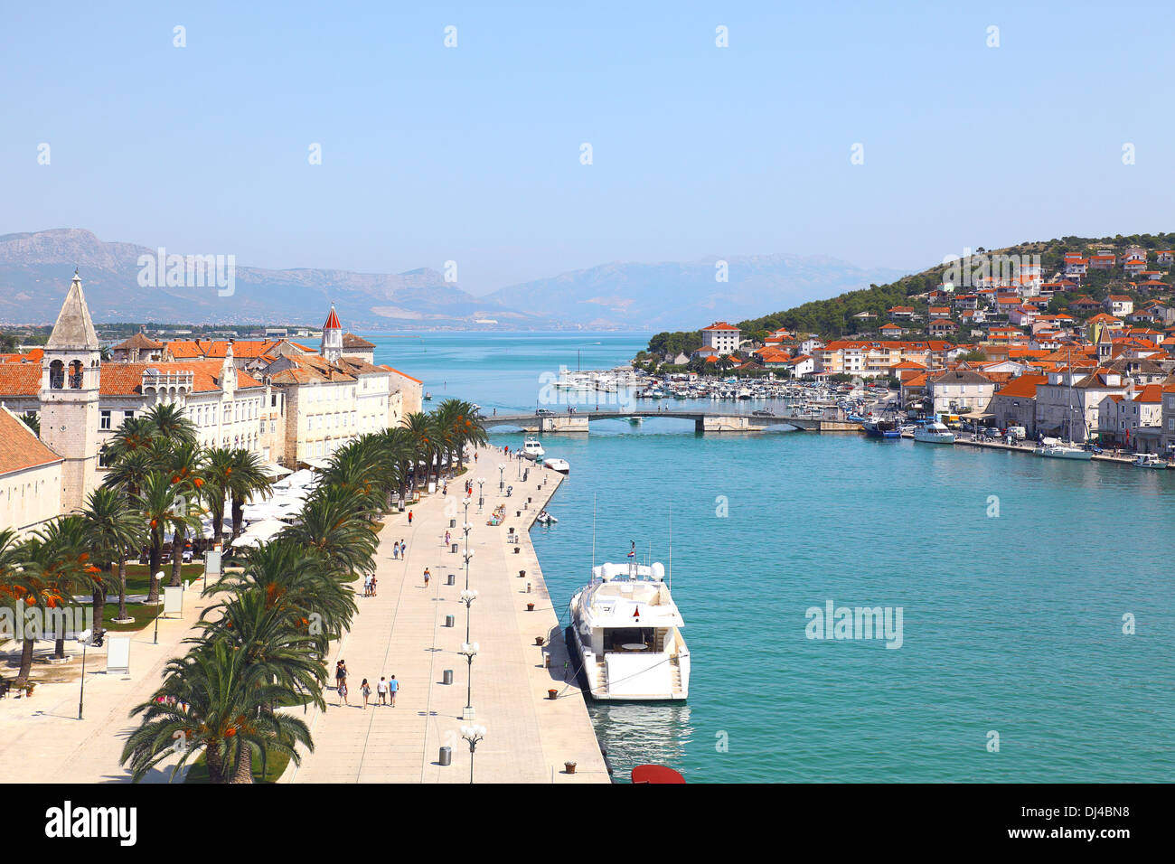 Schöne Stadt, Trogir, Kroatien Stockfoto