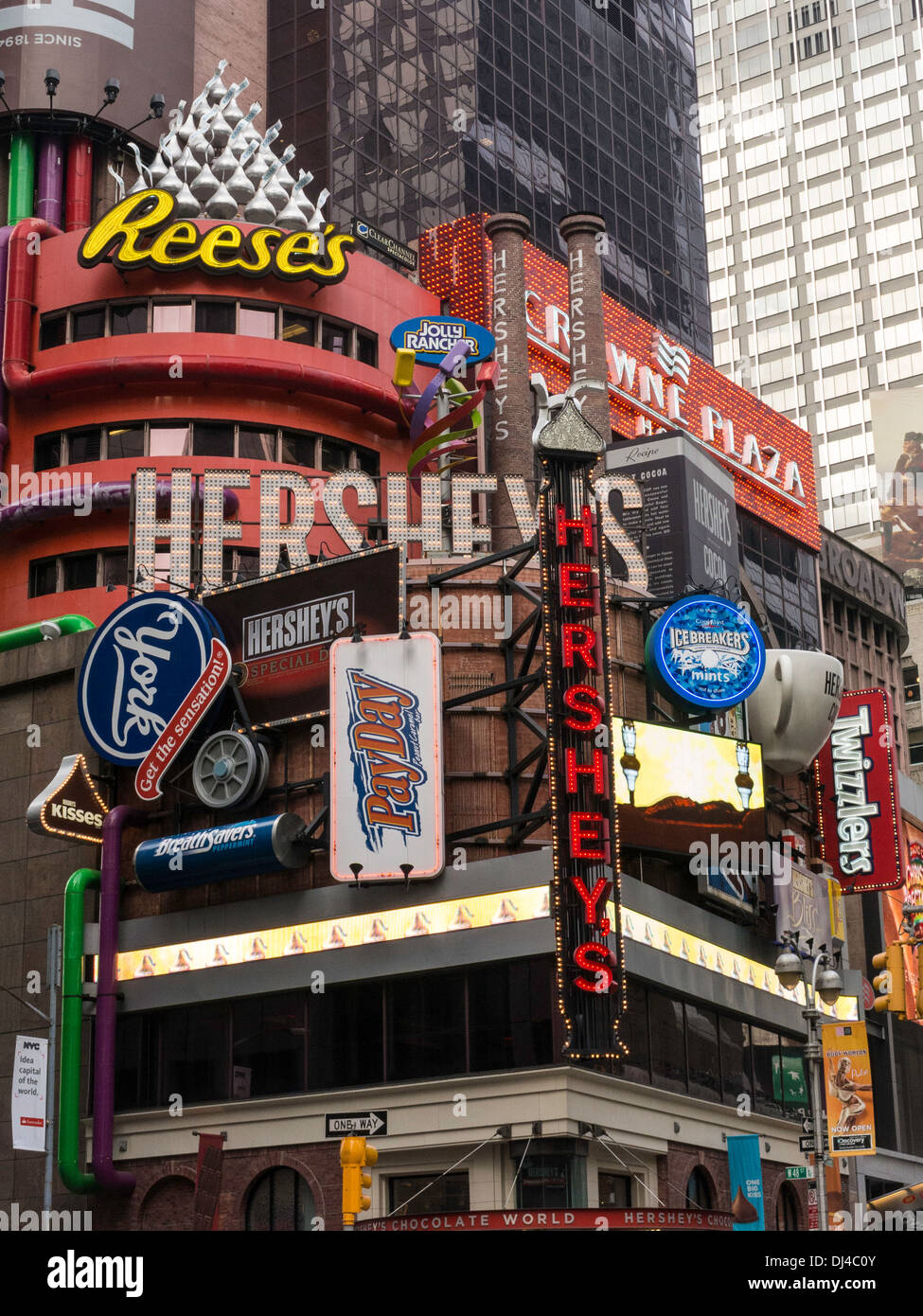 Hershey's Chocolate World Times Square, New York Stockfotografie Alamy