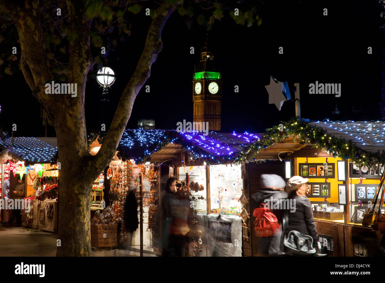 Christmas Market, Southbank, London, England Stockfoto