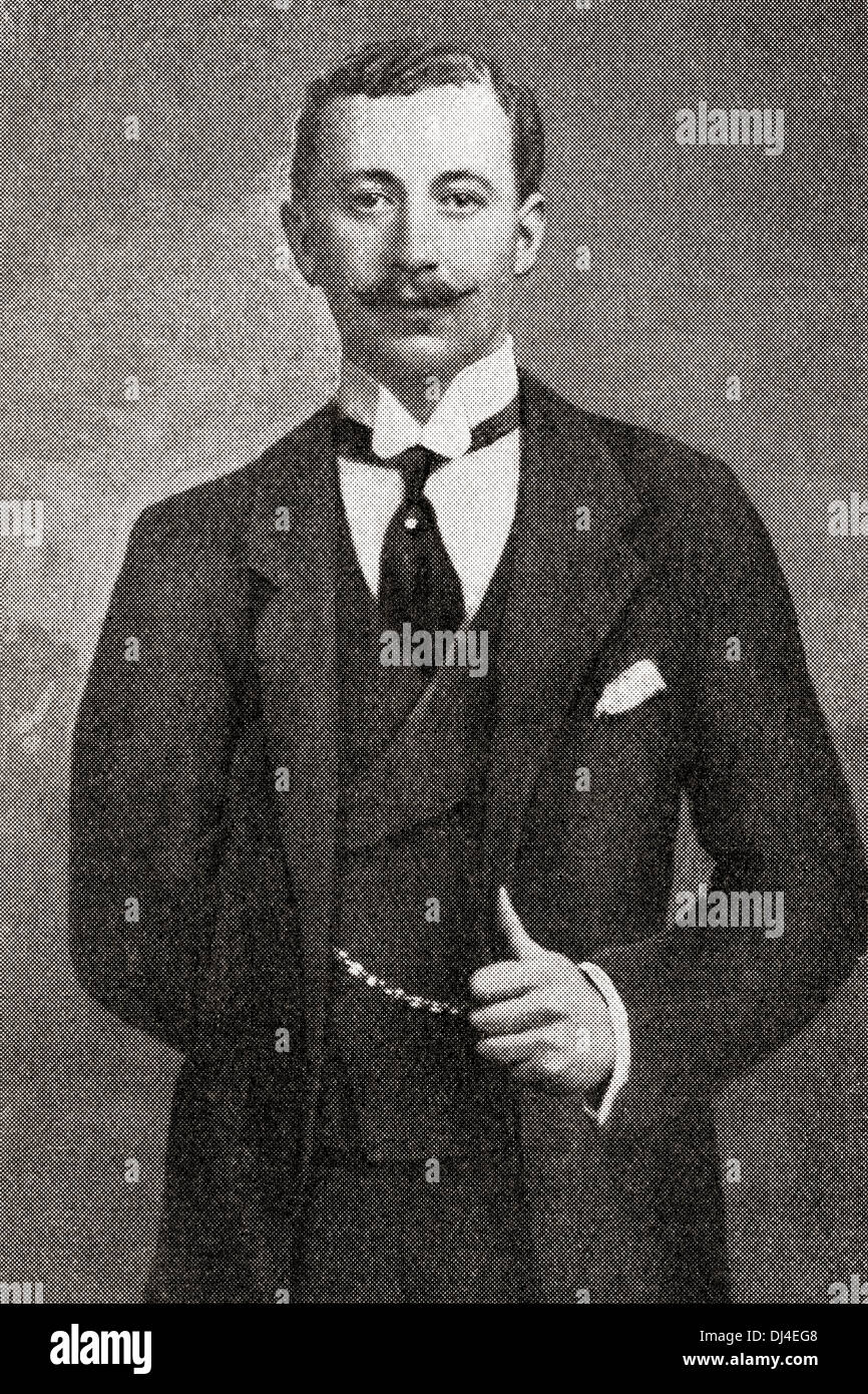 Albert Edward Delaval Astley, 21. Baron Hastings, 1882 – 1956. Aus der Zeitschrift The World and His Wife veröffentlicht 1907. Stockfoto