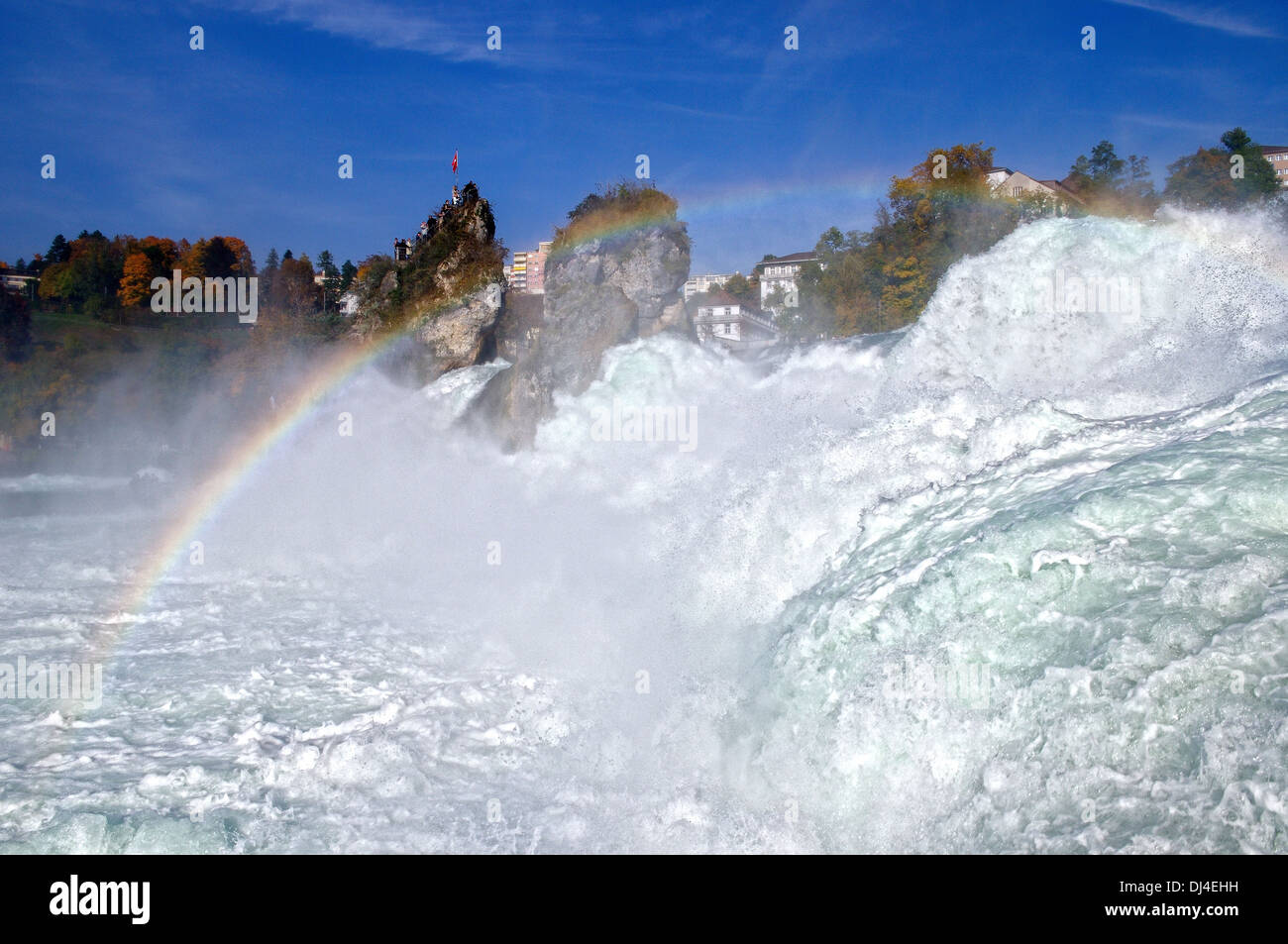 Rheinfall Schaffhausen in der Schweiz Stockfoto