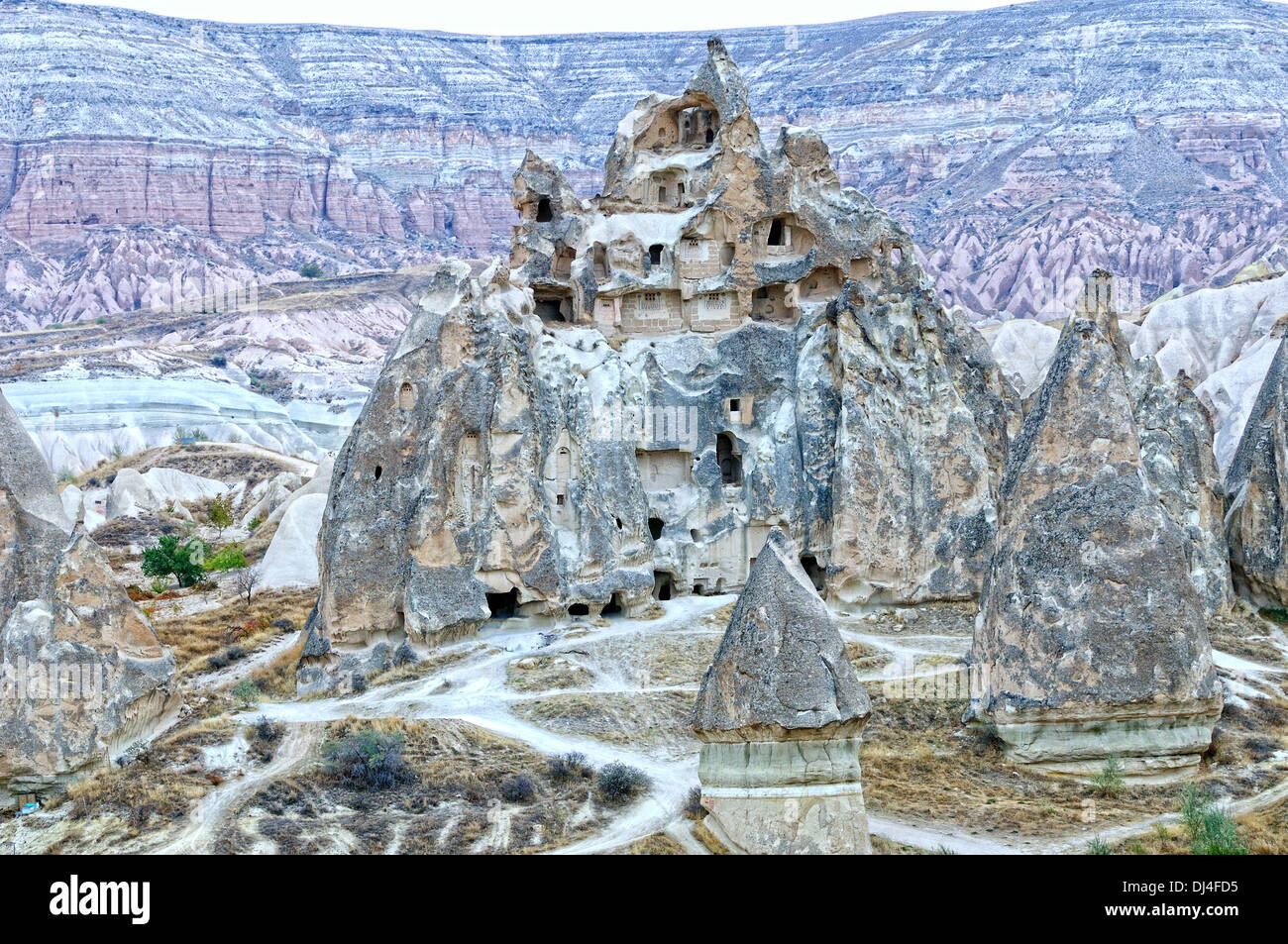 Rock House im roten Tal Türkei Stockfoto