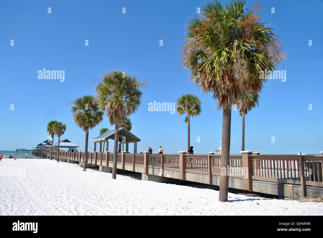 Pier 60 Clearwater Beach Florida Stockfoto