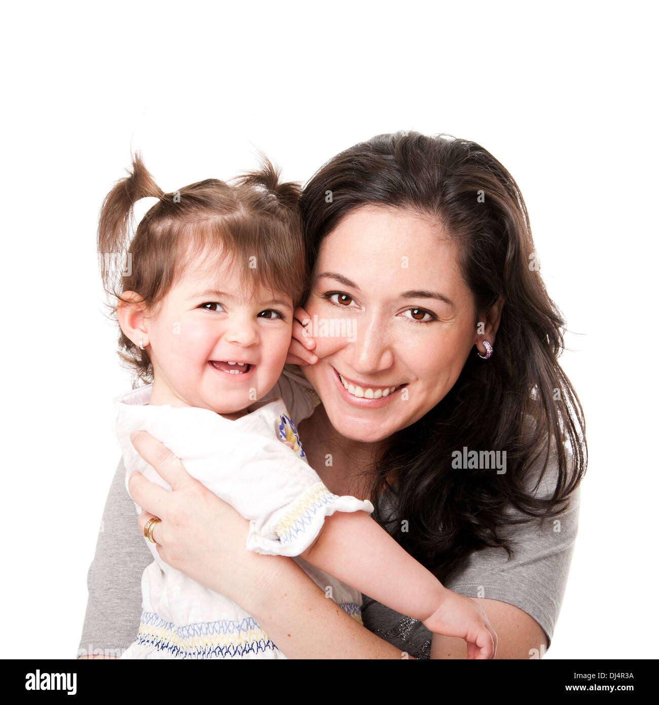 Glückliche Mutter-Baby-Tochter-Familie Stockfoto