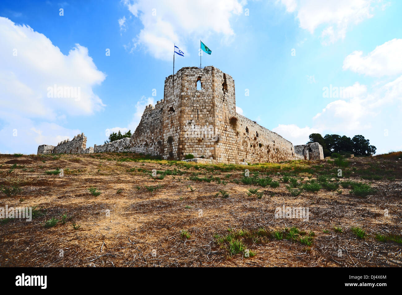 Festung in Israel Stockfoto