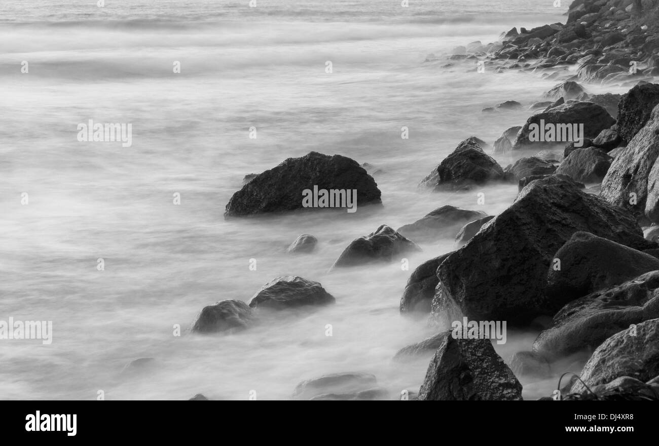 Küste und webt (Türkei, Bodrum, Mugla, Turgutreis) Stockfoto