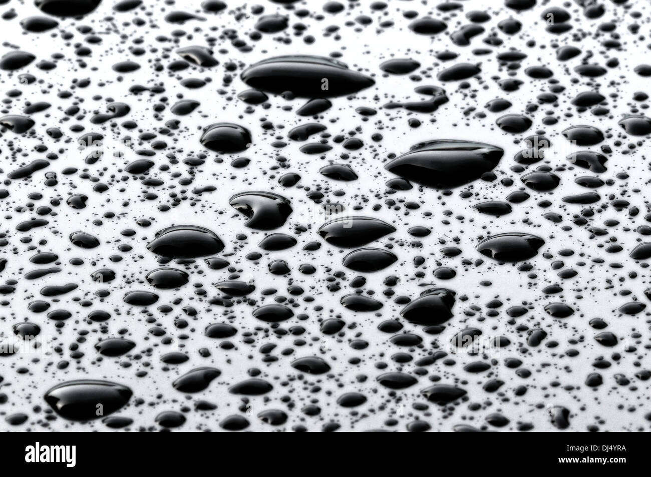 Weiches schwarzes Wasser Stockfoto