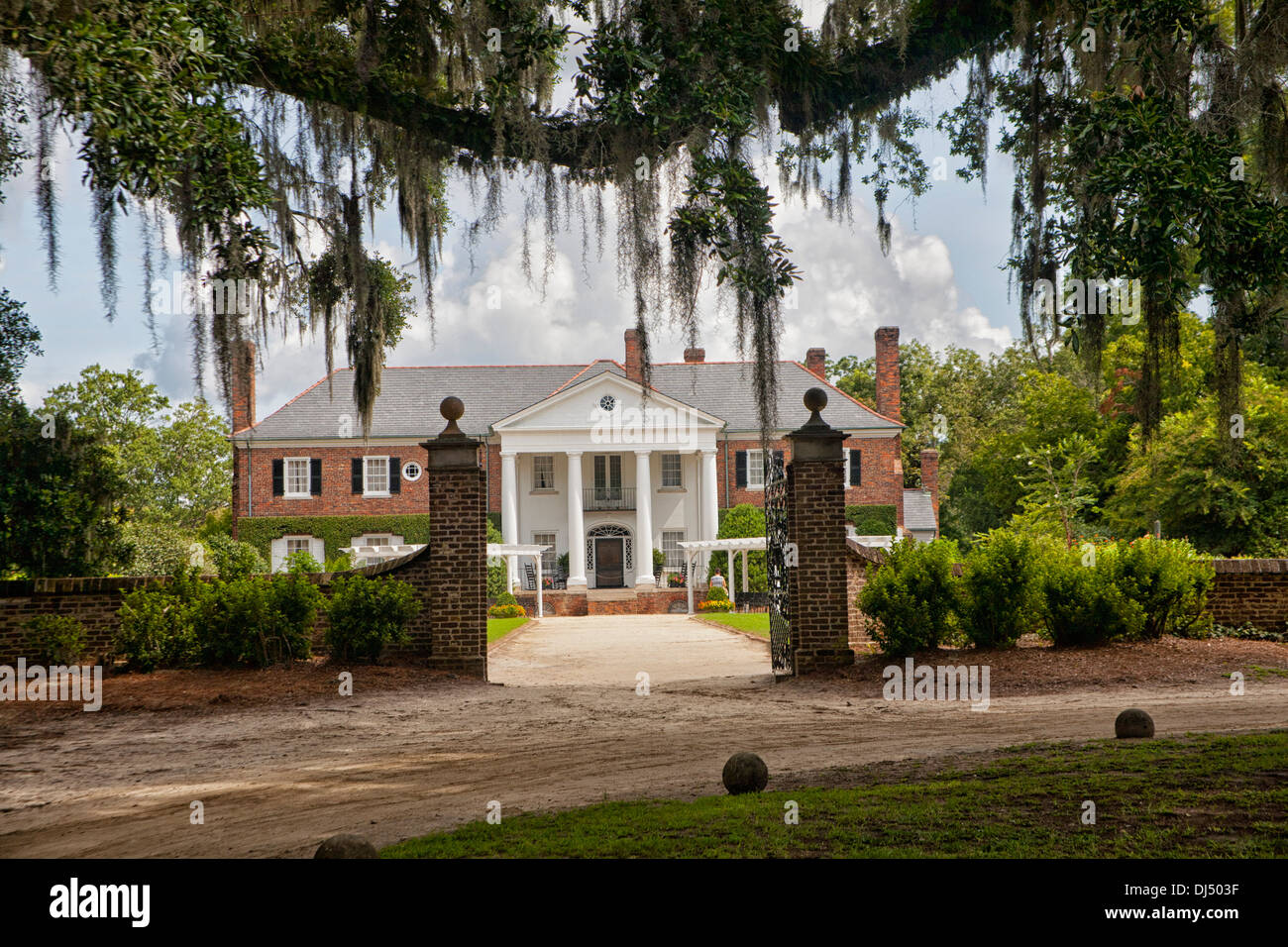 Boone Hall Plantation in Charleston, South Carolina Stockfoto