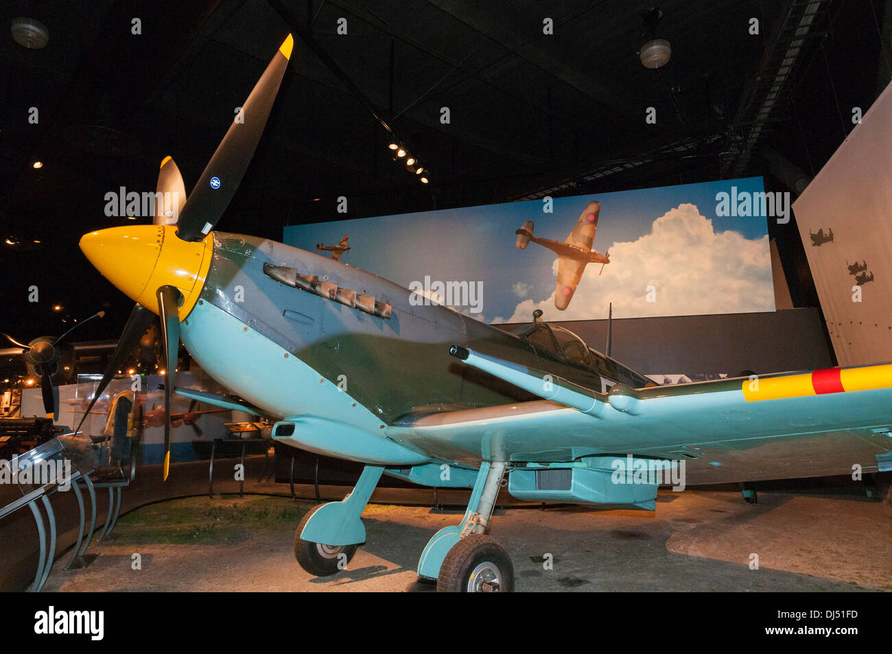 Washington, Seattle, das Museum of Flight, Supermarine Spitfire Mk IX, circa 1944 Stockfoto