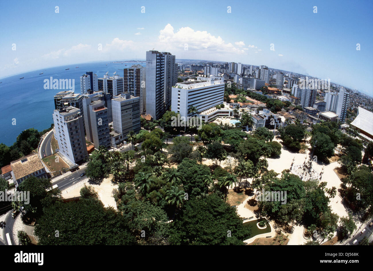 Castro Alves, Quadrat, Salvador, Bahia, Brasilien, Südamerika Stockfoto