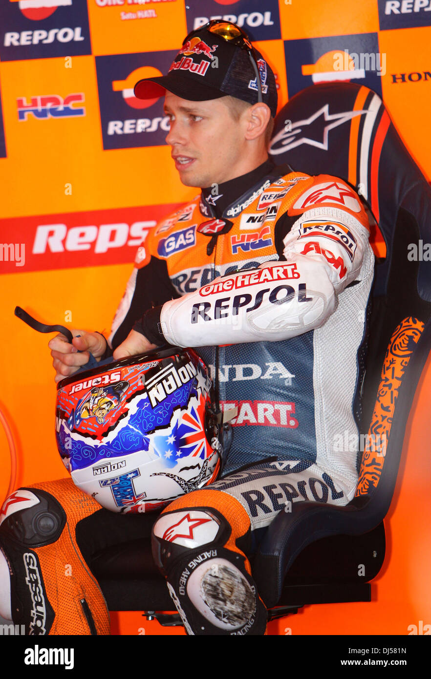 Casey Stoner 2012 Motorrad Grand Prix Katalonien, Spanien - 02.06.12 Stockfoto