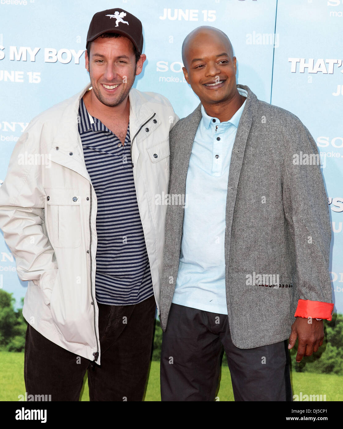 Adam Sandler und Todd Bridges-Premiere von Columbia Pictures "Das ist mein Junge im Regency Village Theatre Westwood, Kalifornien - 04.06.12" Stockfoto