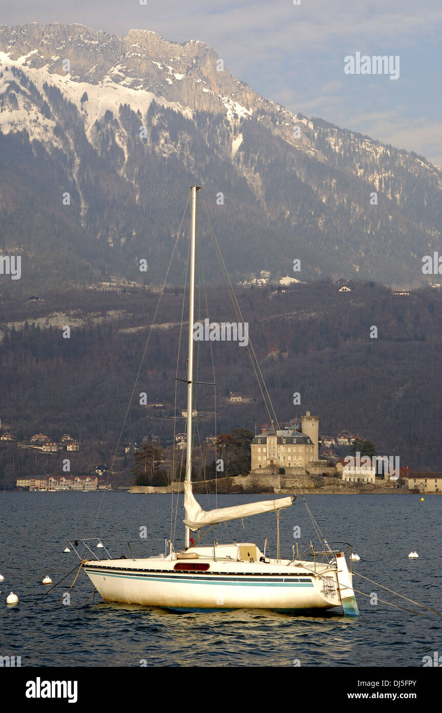 Lac d ' Annecy, Frankreich Stockfoto