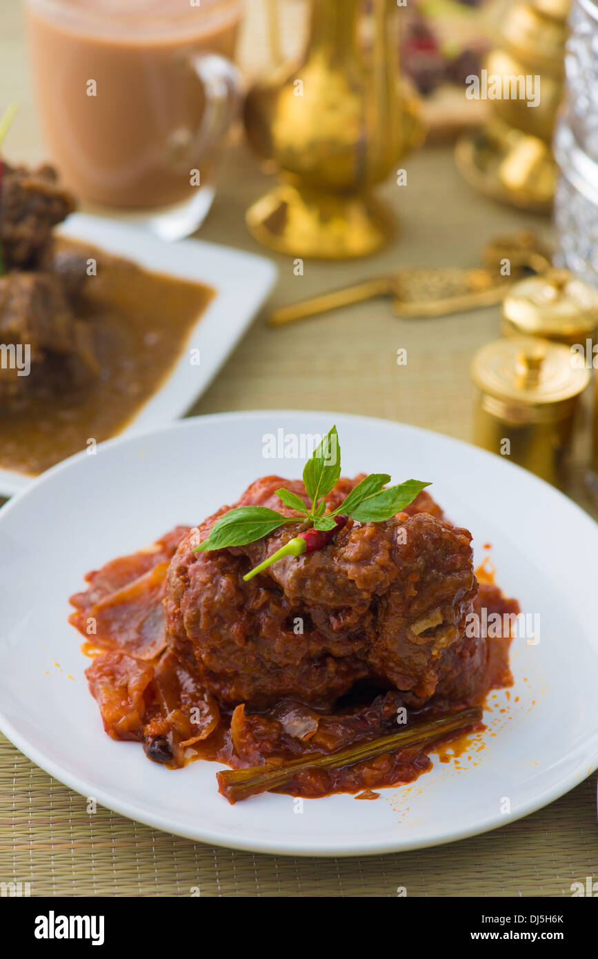 Hühnchen-curry Stockfoto