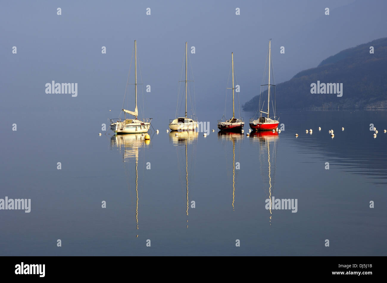 Lac d ' Annecy, Frankreich Stockfoto