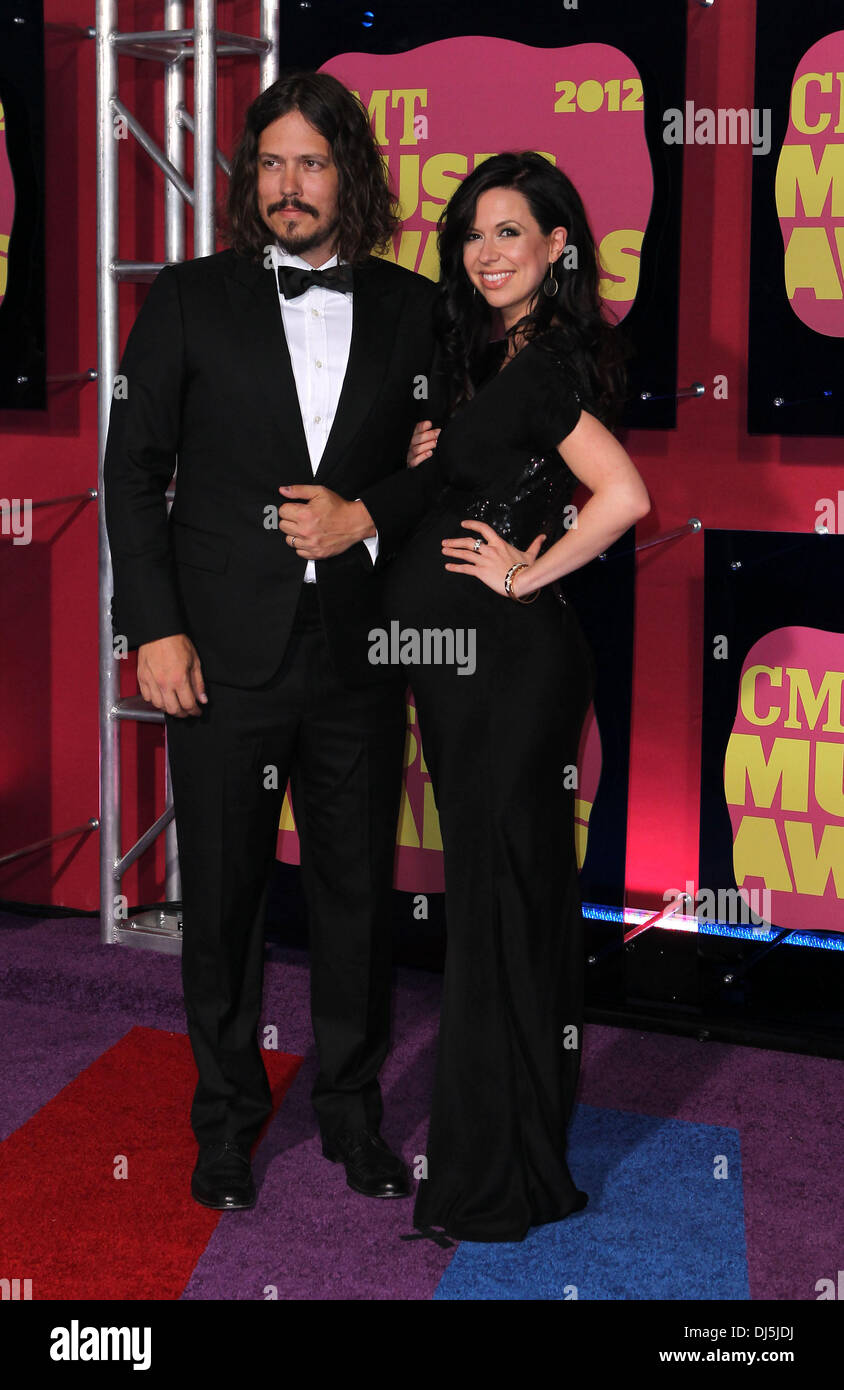 Die Bürgerkriege 2012 CMT Music Awards in der Bridgestone Arena - Ankünfte Nashville, Tennessee - 06.06.12 Stockfoto
