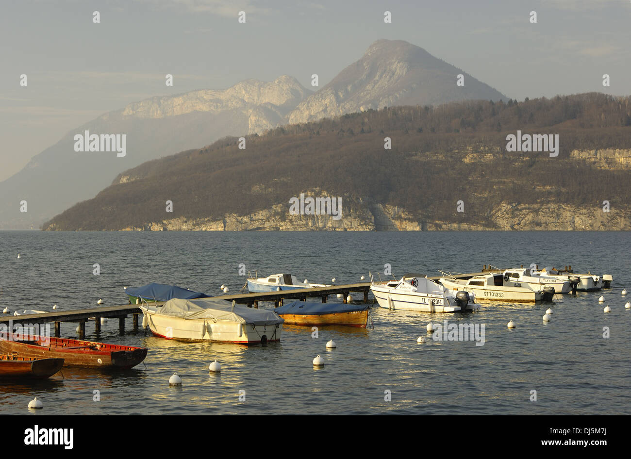 Am See von Annecy, Frankreich Stockfoto