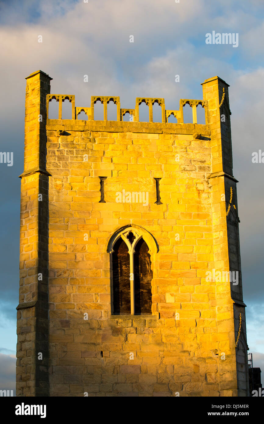 Der Pottergate Turm eine alte defensive Tor in die Stadt Alnwick, Northumberland, UK. Stockfoto