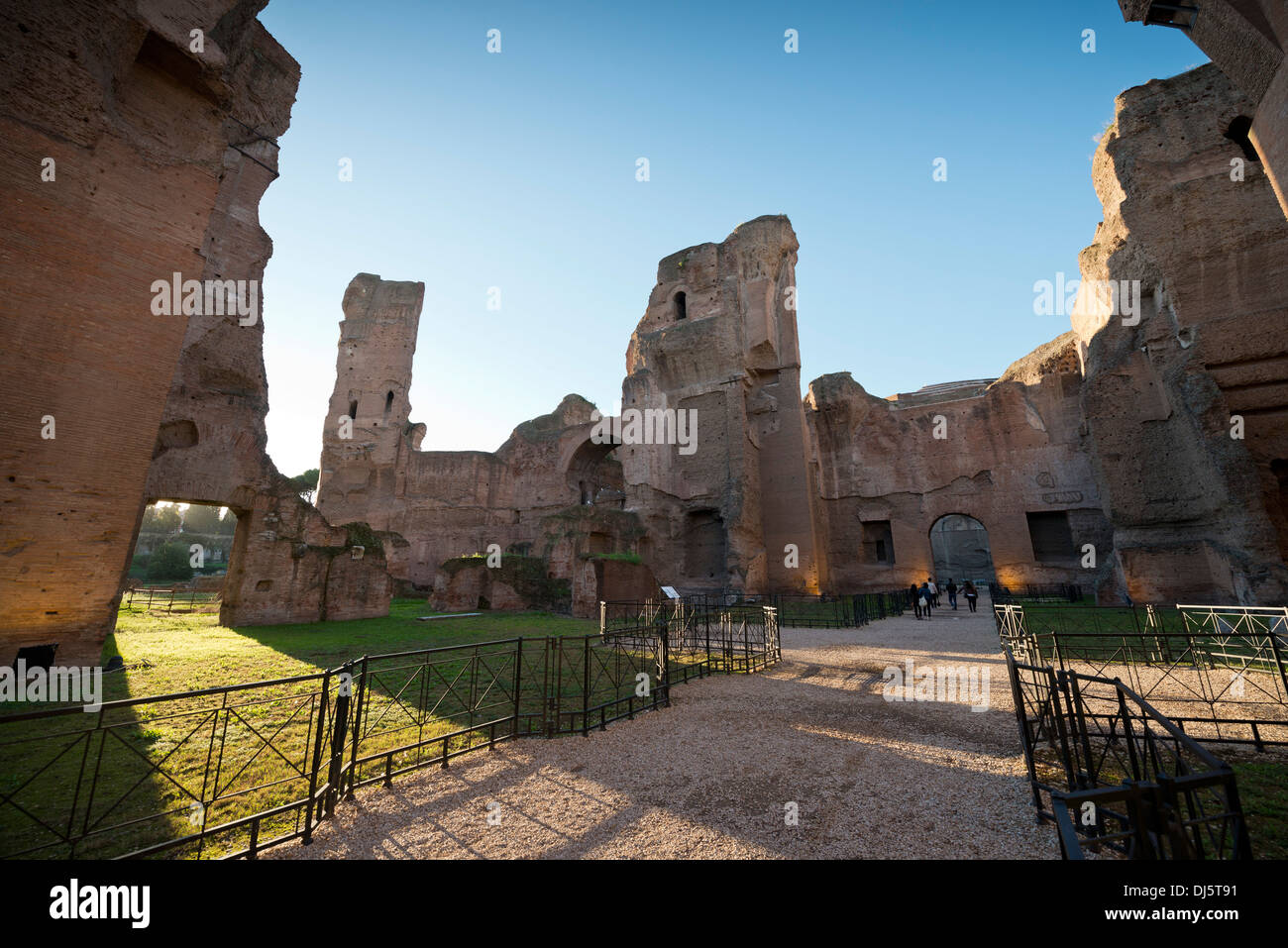 Rom. Italien. Bäder von Caracalla (Terme di Caracalla). Stockfoto